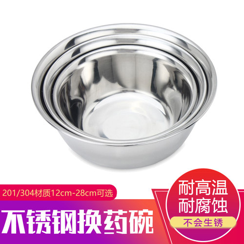 加厚304不锈钢换药消毒置物碗
