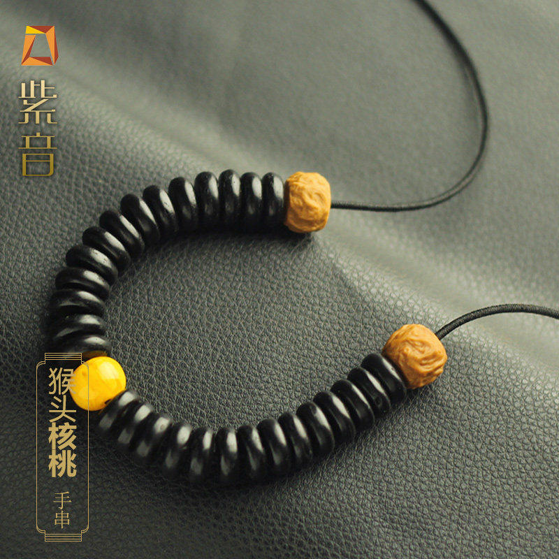 琥珀貔貅蜜蜡天珠南红手链绳手串手链绳半成品绿松石文玩翡翠手绳