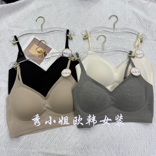 无痕抹胸内衣带胸垫吊带背心文胸 百搭修身 欧洲站现货2026春季 新款