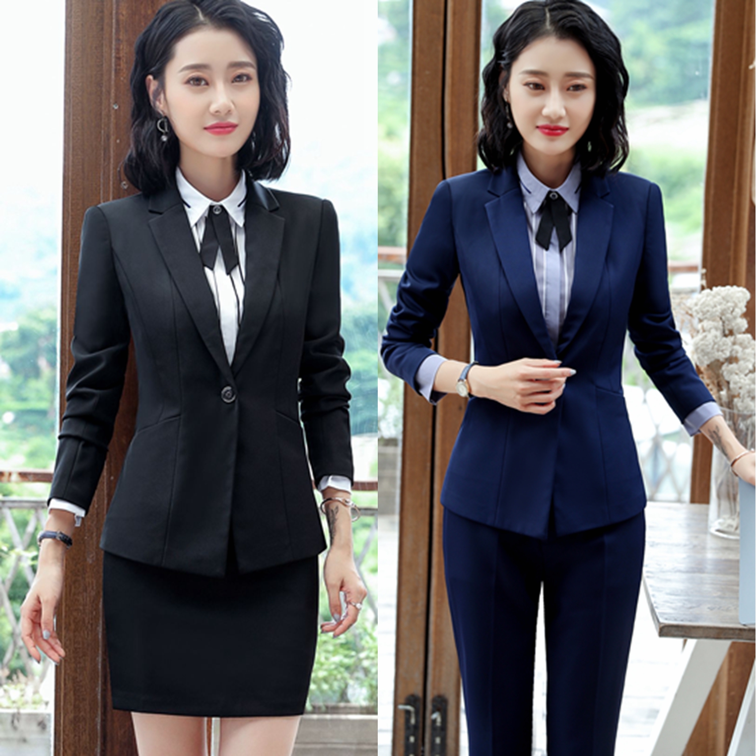 2021春秋季ol职业女裙套裤装正装工作服气质女装商务