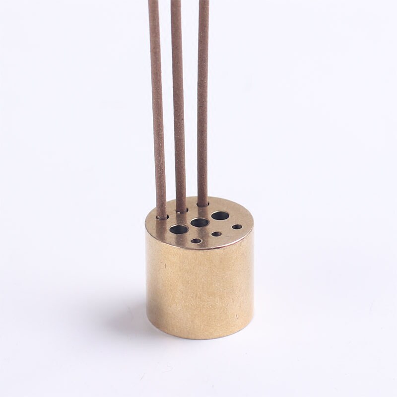 纯铜香插盘香架小葫芦香插九孔线香家用室内香座坐支架香炉香托