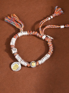 盘缠手链复古工艺手工编绳财神女