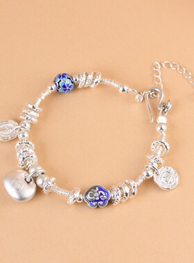 手工编绳小众设计女款盘缠吉言链