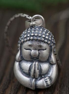 卡通弥勒佛吊坠复古工艺女款挂件