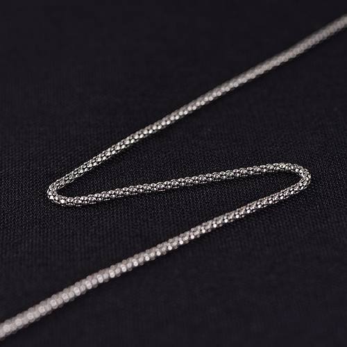 纯银2.5mm爆谷链复古国风时尚链