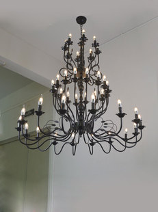 店影楼吊灯 楼梯吊灯商用酒店大堂服装 美式 三层大客厅吊灯loft复式