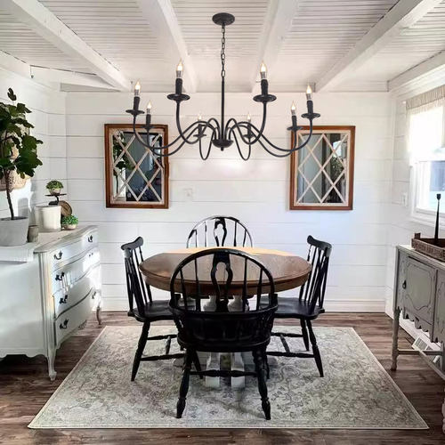 中山灯具工厂直营美式吊灯铁艺