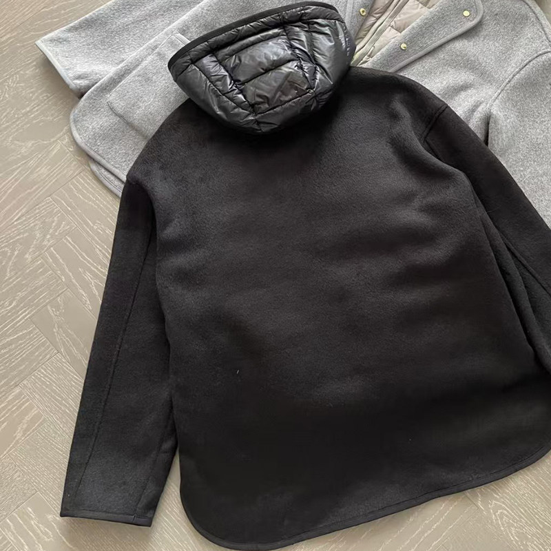 推荐！轻便保暖三合一羊毛羊绒羽绒服两件套