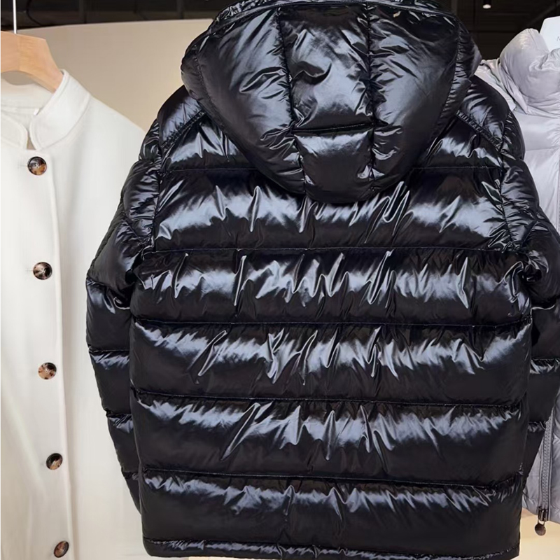 du家！保暖轻盈大朵鹅绒羽绒服 黑/灰