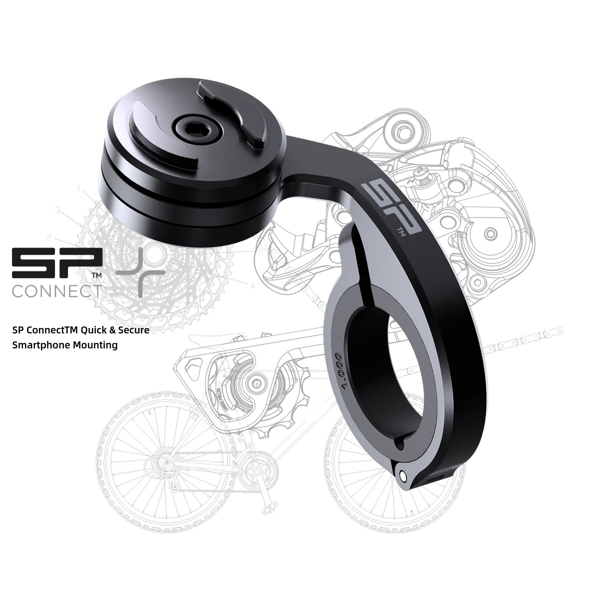 德国sp connect自行车手机支架山地车摩托车公路轻量化SPC/SPC+