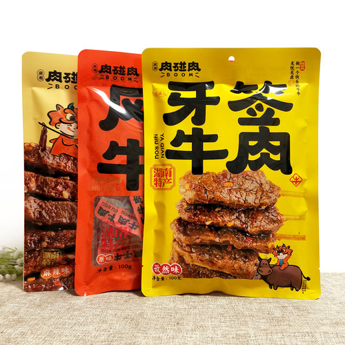 肉碰肉风干牛肉100克湖南风味