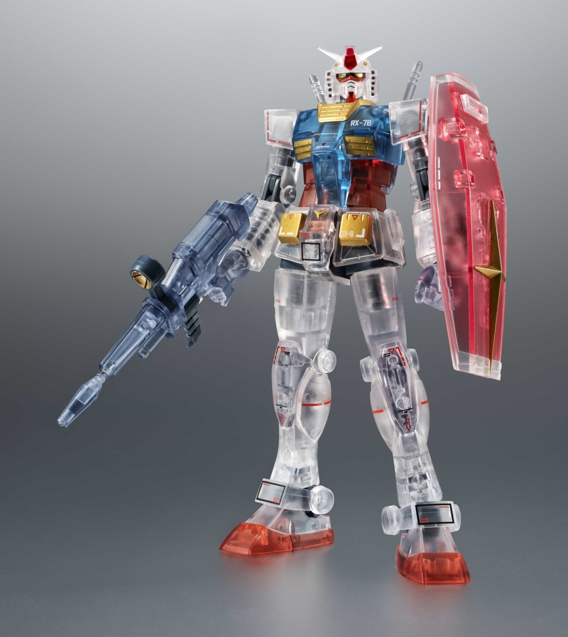 有货 万代 ROBOT魂 R魂 RX-78-2 元祖高达 动画版 TNT 彩色透明