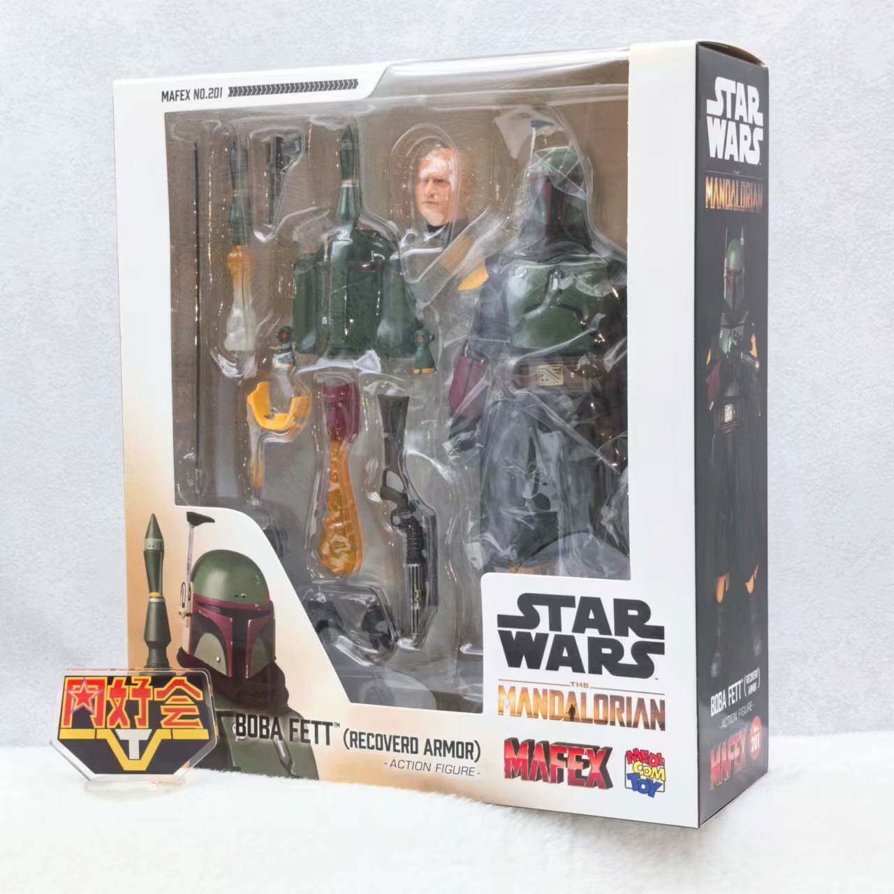 有货 Medicom Toy MAFEX 星球大战 曼达洛人 波巴 费特 手办