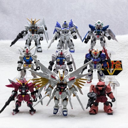 有货 万代 扭蛋高达MSE 16 18 载具主天海牛强袭自由异灵元祖勇士