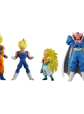 同好会定金 万代 扭蛋 HG 七龙珠Z 04 悟天克斯 超三悟空 贝吉塔