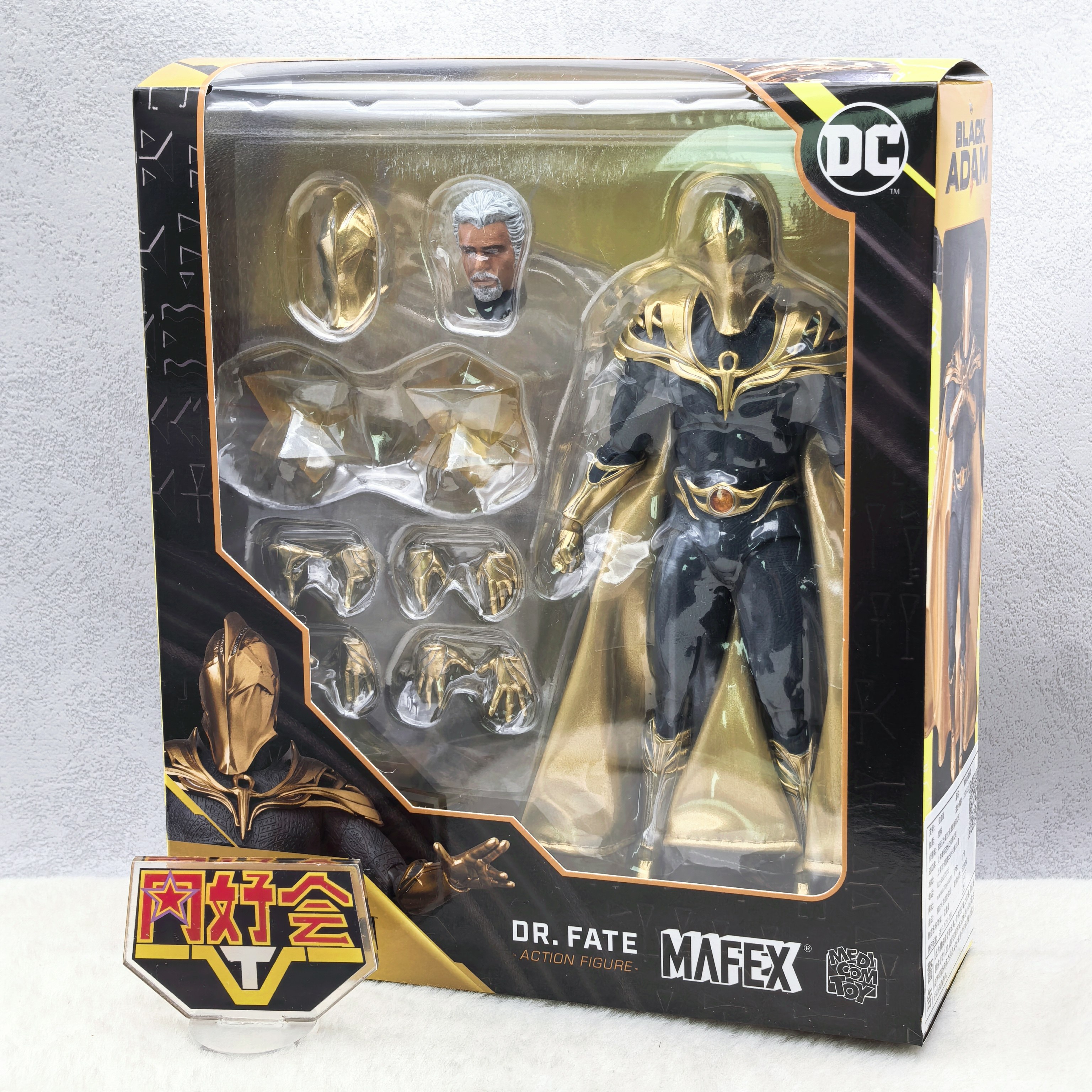 有货 MedicomToy Mafex 黑亚当 Dr. FATE 命运博士 可动 手办