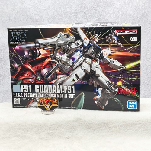 万代拼装模型手办高达F91玩具