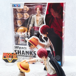 有货 万代 魂限 SHF 海贼王 红发 初期香克斯 小路飞 可动手办