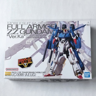 有货 万代 MG 全装甲 ZZ高达 FAZZ 卡版 Ver. Ka 拼装 模型