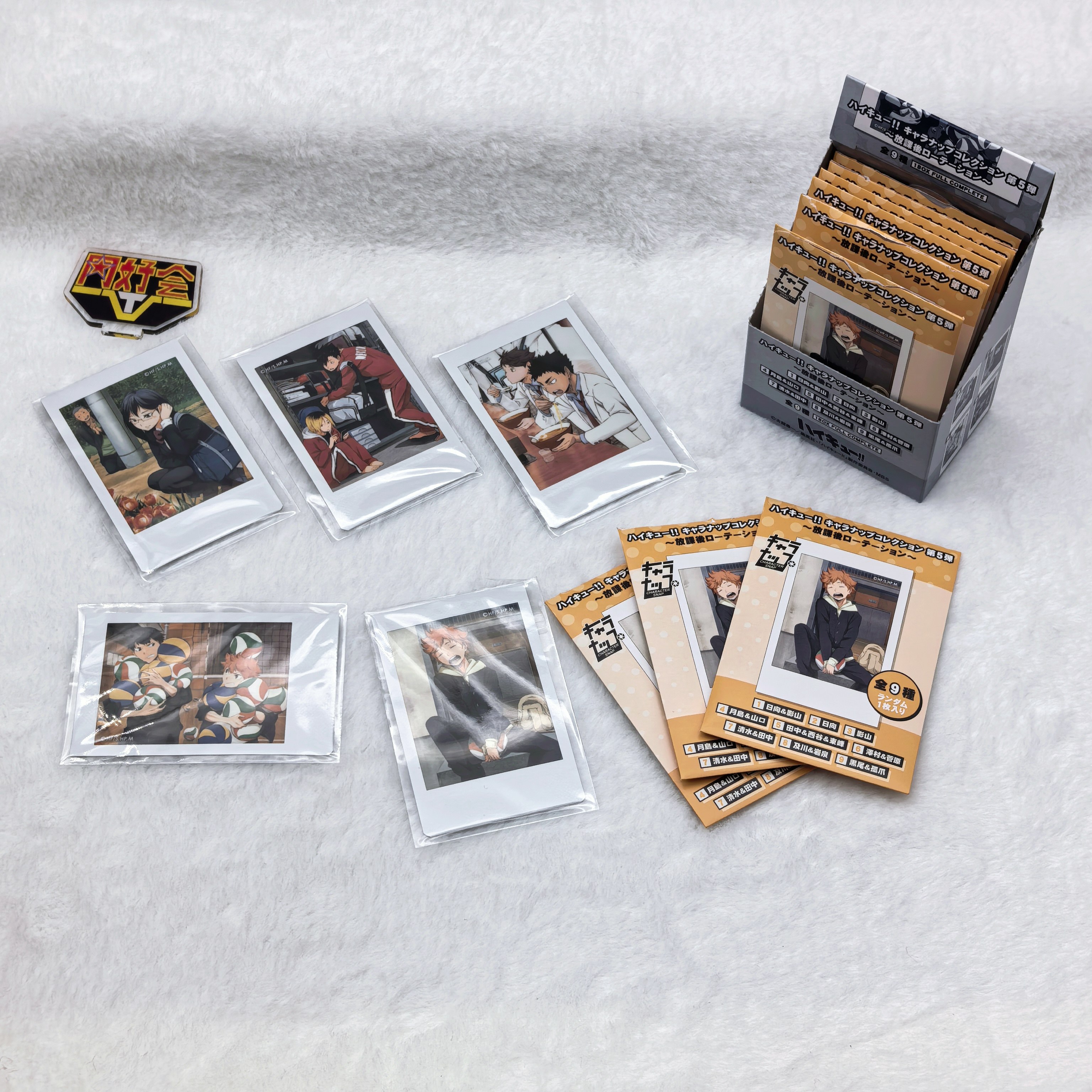 SOL排球少年收藏色纸卡片摆件