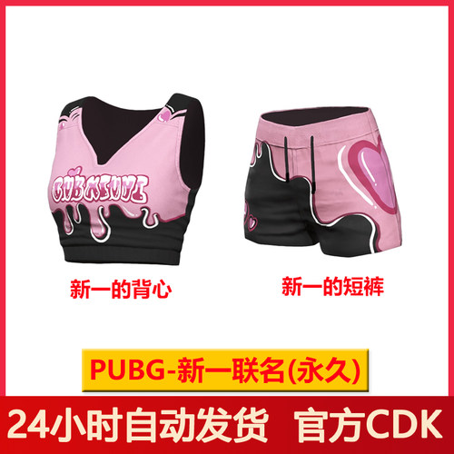 PUBG新一的背心新一的短裤CDK