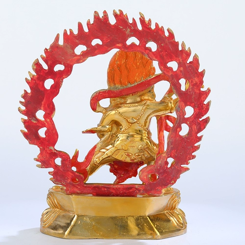 Бронзовая король Конг Бодхисаттва Будда Статуя тибетской тантрической статуи тибетской этнической статуи посвящена полному золоту Непала