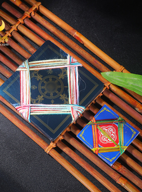 随身仿金箔一子续彩色编织缠绕