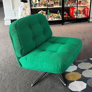 中古包豪斯单人沙发椅休闲躺椅阳台椅子可旋转杜威林格懒人沙发