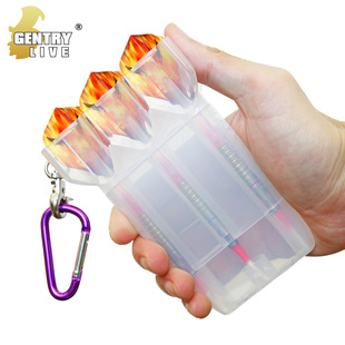 多色可选3支装 飞镖盒 一体成型抗摔 LIVE GENTRY