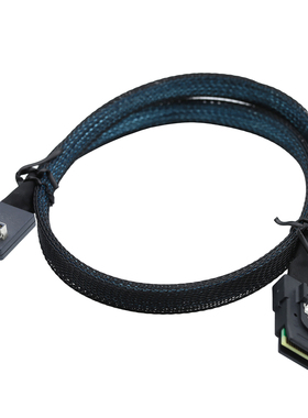 PCIE Oculink SFF-8611 4I 90度转MINI SAS SFF-8087服务器连接线