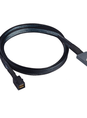 PCIE Oculink SFF-8611 4i 32P 90度转SFF-8643服务器机内连接线