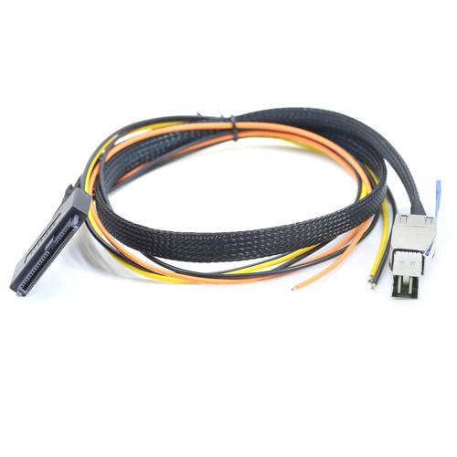 Mini SAS HD SFF-8644转U.2 SAS SFF-8639服务器带电源OPEN线束