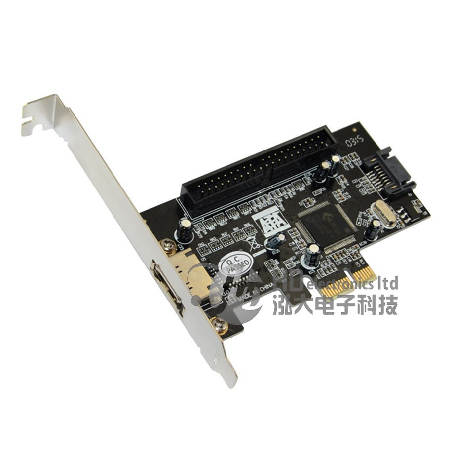 pcie转sata pcie转ide pci-e转esata+ide JMB363 磁盘阵列卡
