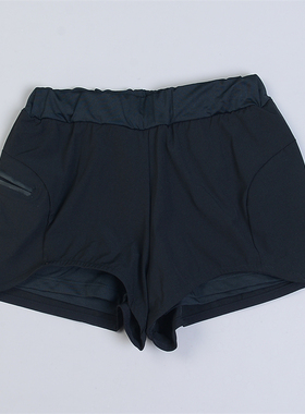 高端专业健身运动短裤女8.27L80175双层防走光跑步速干透气休闲裤