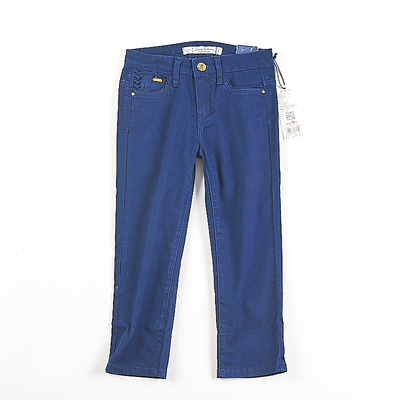 春秋微弹大童宽松直筒休闲长裤