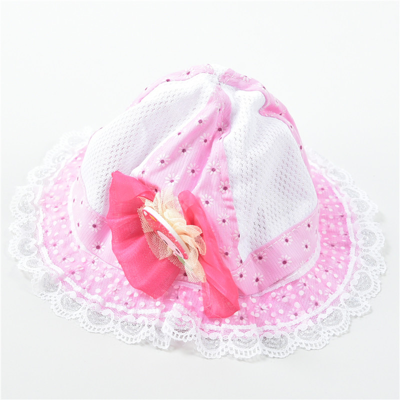 女童卡通渔夫帽夏季透气软帽