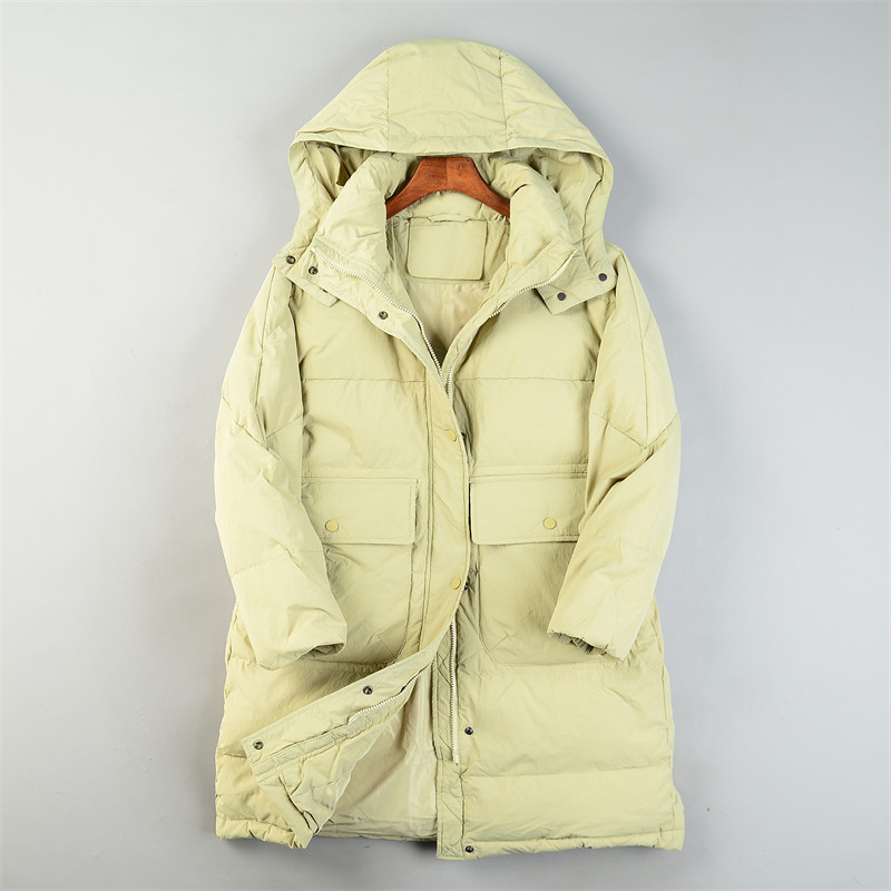 女士精品立领连帽中长款羽绒服L85608宽松收高腰保暖白鸭绒长外套,女装/女士精品,羽绒服,淘宝优惠券,粉丝福利购,淘宝优惠卷