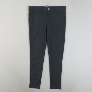 外贸中低腰弹力黑色小脚裤女L85009修身瘦腿裤四季百搭休闲长裤子