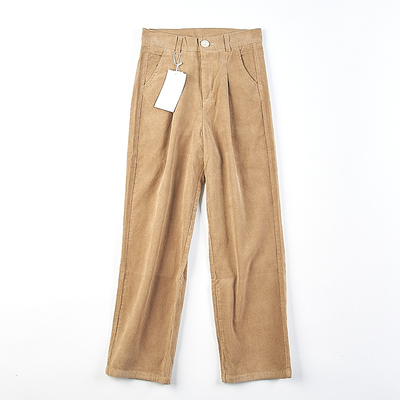 春秋季自然腰宽松运动直筒长裤