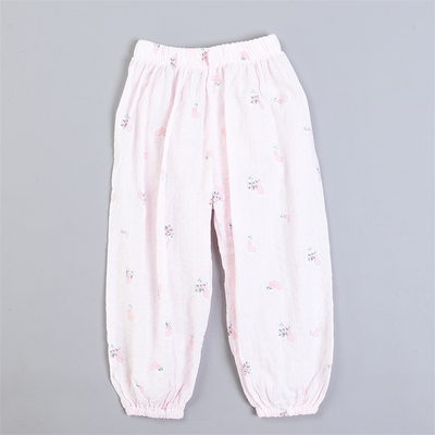 宝宝夏天纯棉纱布灯笼裤防蚊裤