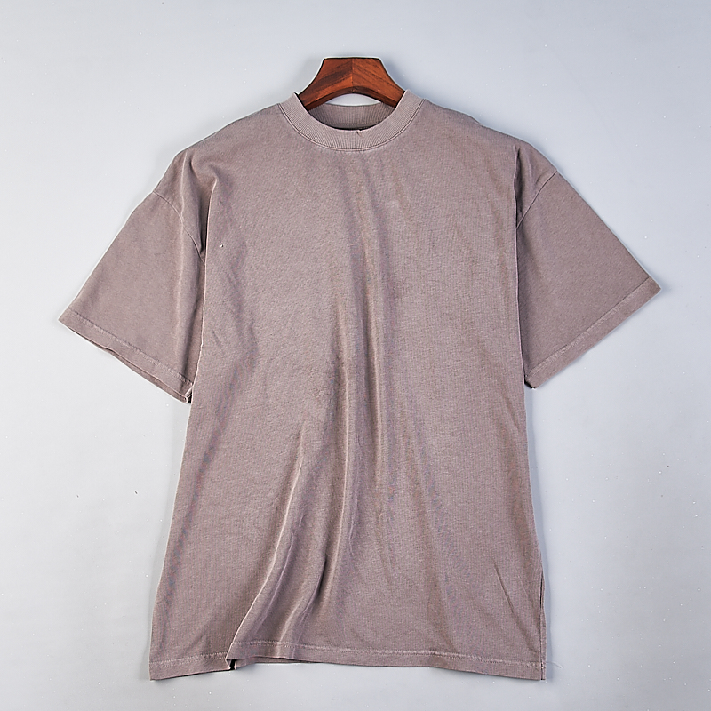 夏新款圆领简约舒适宽松短袖上衣