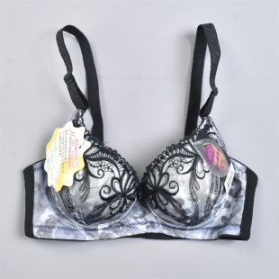 刺绣花边立挺杯有钢圈文胸56L82533聚拢上托收副乳调整型内衣胸罩