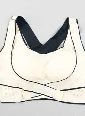 背心式塑形运动文胸女L85826上托防震双搭扣室内健身上装内搭胸罩