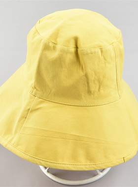 精品双面带格纹可折叠渔夫帽男女L83483户外出行防晒遮阳旅游帽子