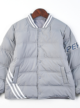 516韩版中大童学生羽绒服男女81130运动休闲立领儿童白鸭绒短外套