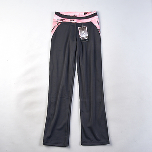 户外加绒迷彩中低腰直筒长裤 719外贸拼接运动休闲裤 女80716秋冬季