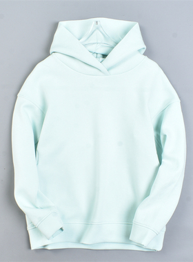 高端好货出口法国 宽松连帽衫卫衣女325L82180当季新品纯色短外套