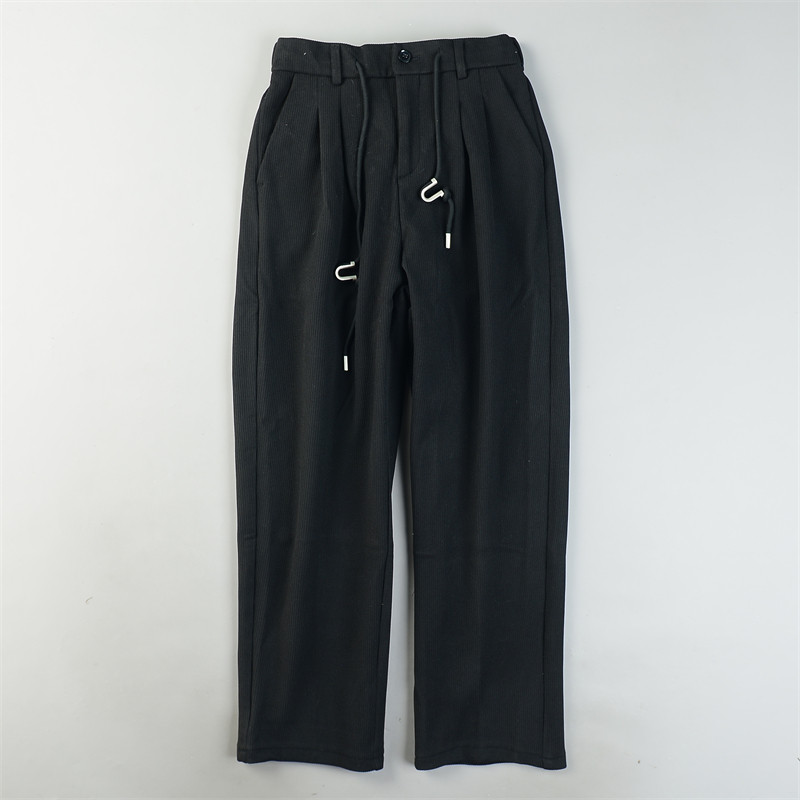 重磅高货老钱风潮男加绒阔腿裤L85658宽松显瘦休闲宽松直筒长裤冬,男装,休闲裤,淘宝优惠券,粉丝福利购,淘宝优惠卷