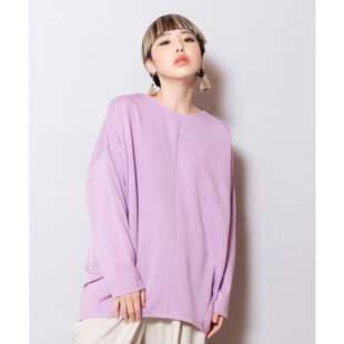 日单潮牌文艺宽松长袖T恤女H84527春秋不规则下摆显瘦蝙蝠衫上衣