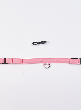 47宠物猫狗帆布出行项链H75737项圈狗脖圈可调节大中小型犬脖套